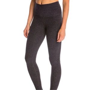 Beyond Yoga Spacedye Caught In The Midi High Waisted Legging Black Steel Large
